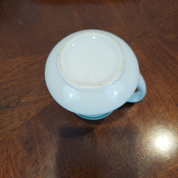 Vintage 1950s Whitfield (White Body) by Syracuse Creamer, Sugar & Butter Set - Picture 7 of 14